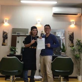 名古屋市西区美容院 シュガーヤード様
