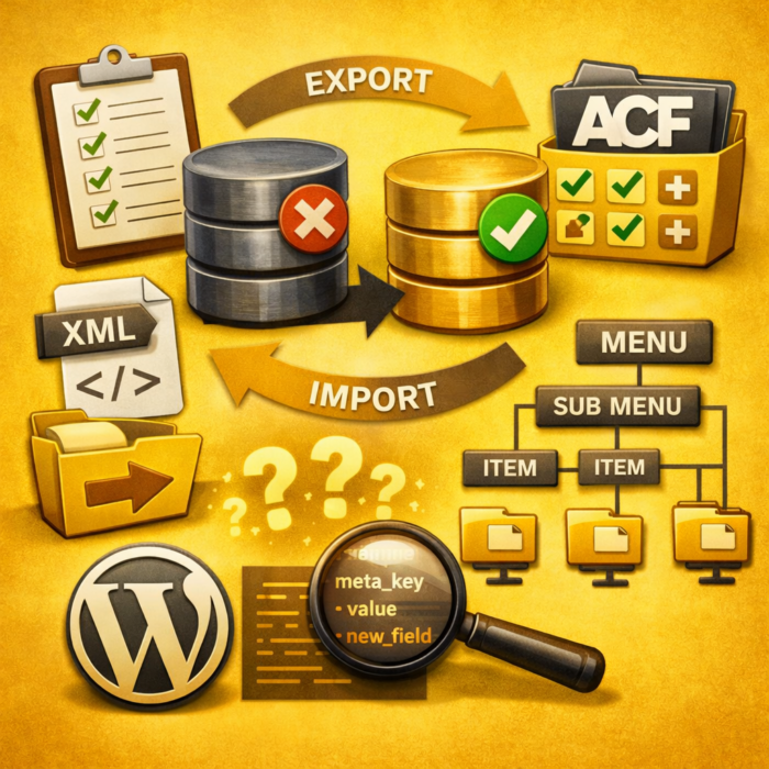 【WordPress標準インポートの挙動】既存ACFフィールドは上書きされないが「空フィールド」は追加される現象